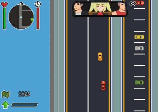 お客さんを車に乗せて目的地へ届けるエロゲーム Pleasure Drive