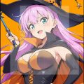 ハロウィン衣装のお姉さん
