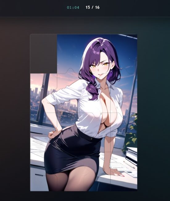 エロジグソーパズルゲーム Velvet’s Puzzle Revenge