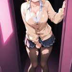 洗脳クリッカー 金髪巨乳の制服美少女編