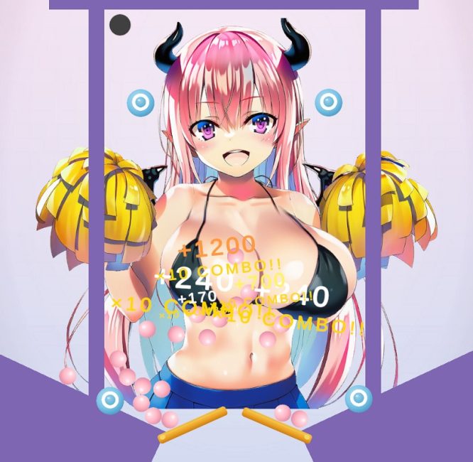 サキュバス おっぱいピンボール